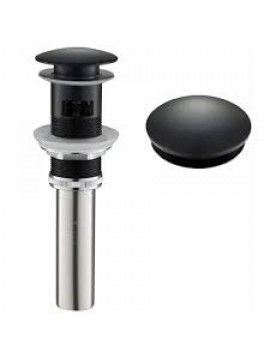 Sifon Lux Art bez preliva, matt black 300325 POP UP